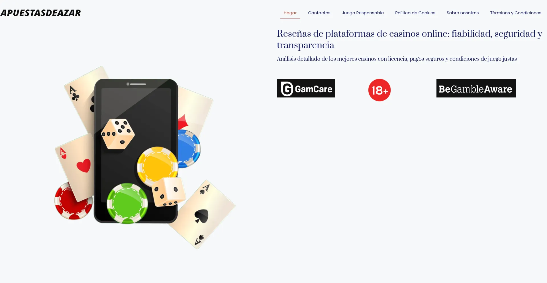 Apuestasdeazar.com Screenshot