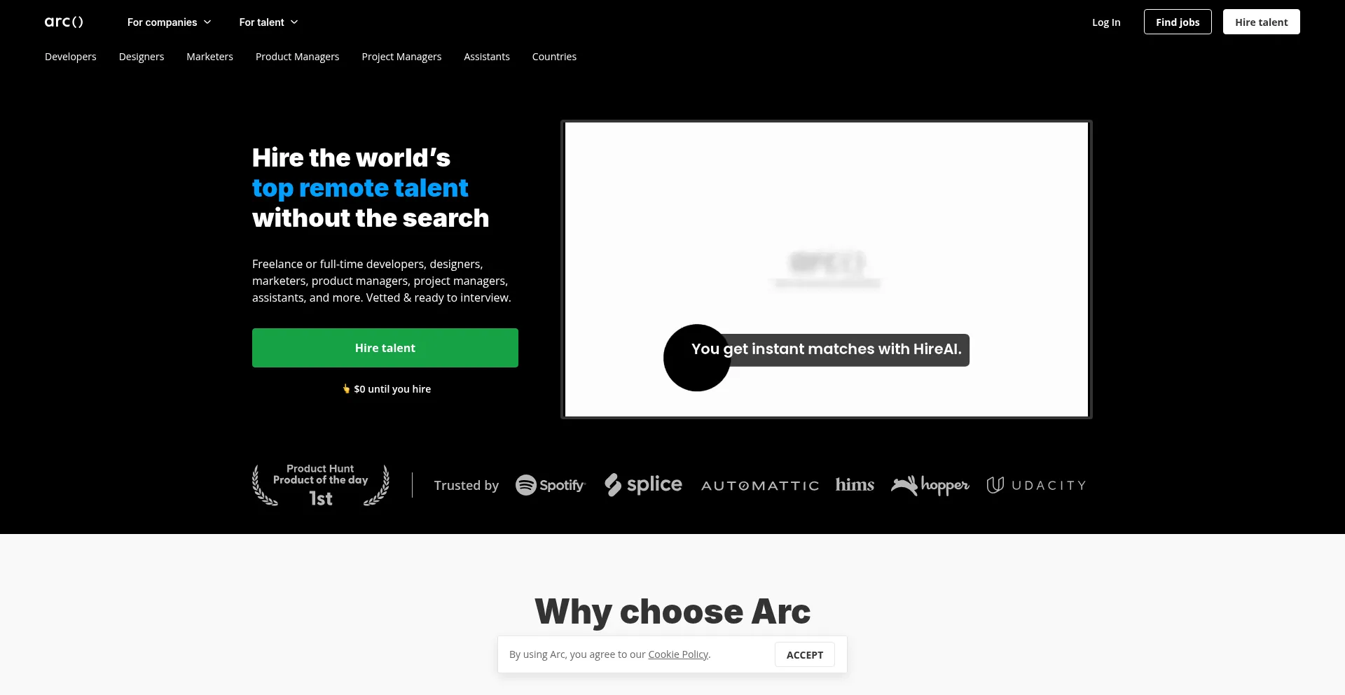 ¿És Seguro y Confiable Arc.dev?