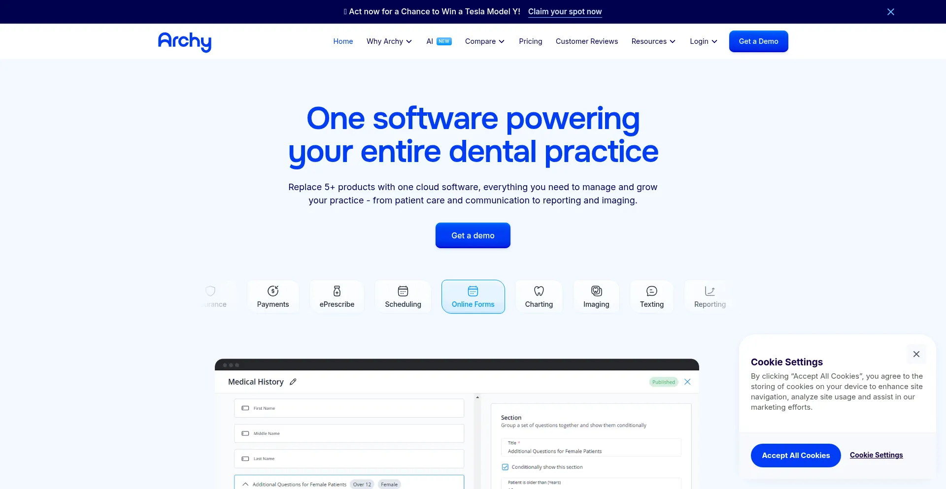 Archy.com Screenshot