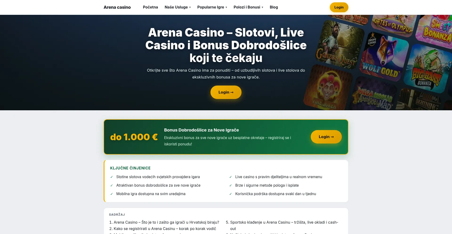 Arena-casin.com