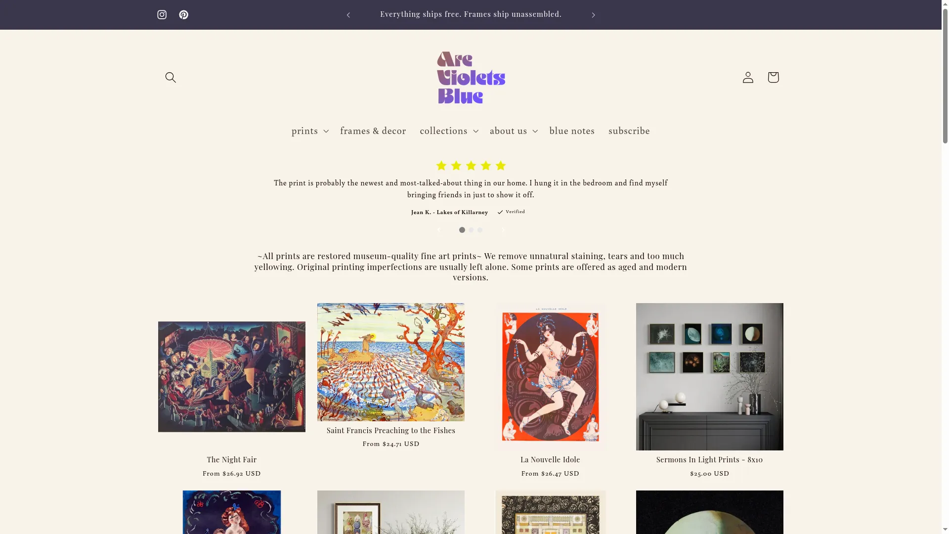 Arevioletsblue.com