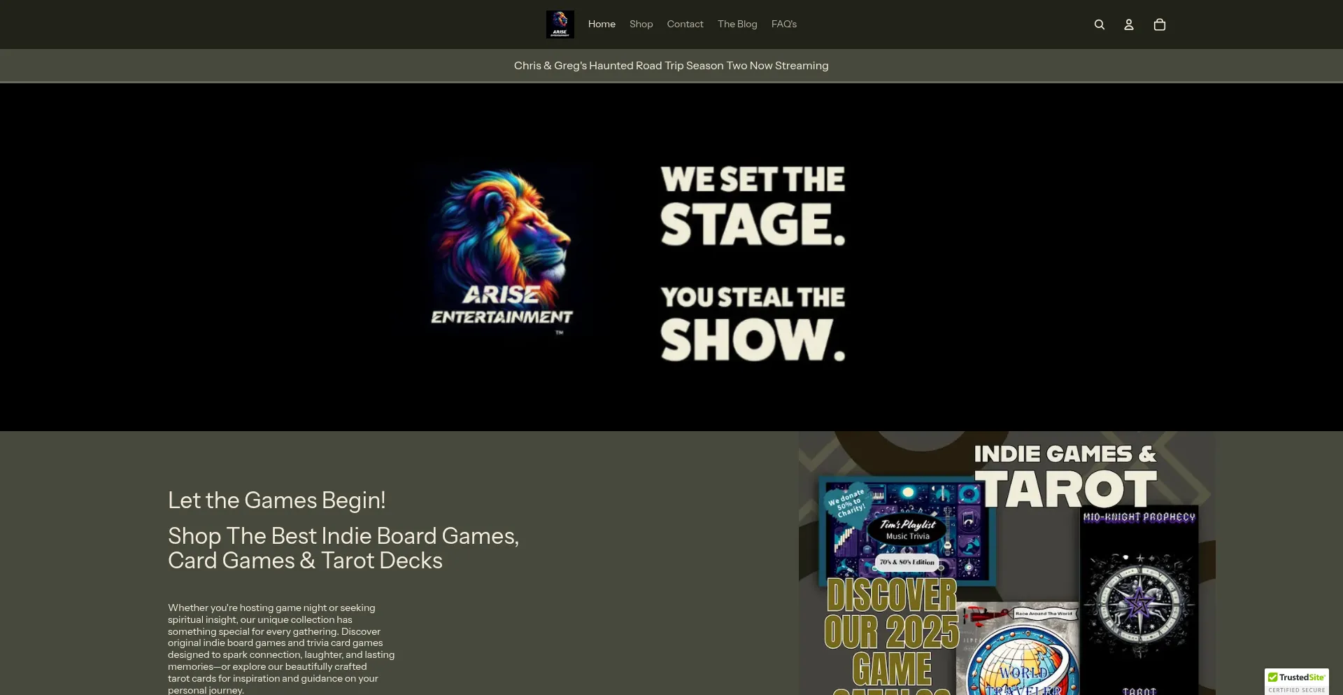Ariseentertainment.shop
