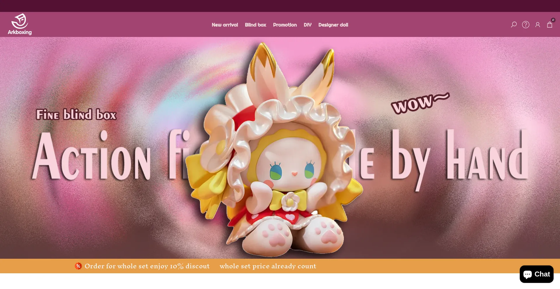 Website screenshot of Arkboxing.com