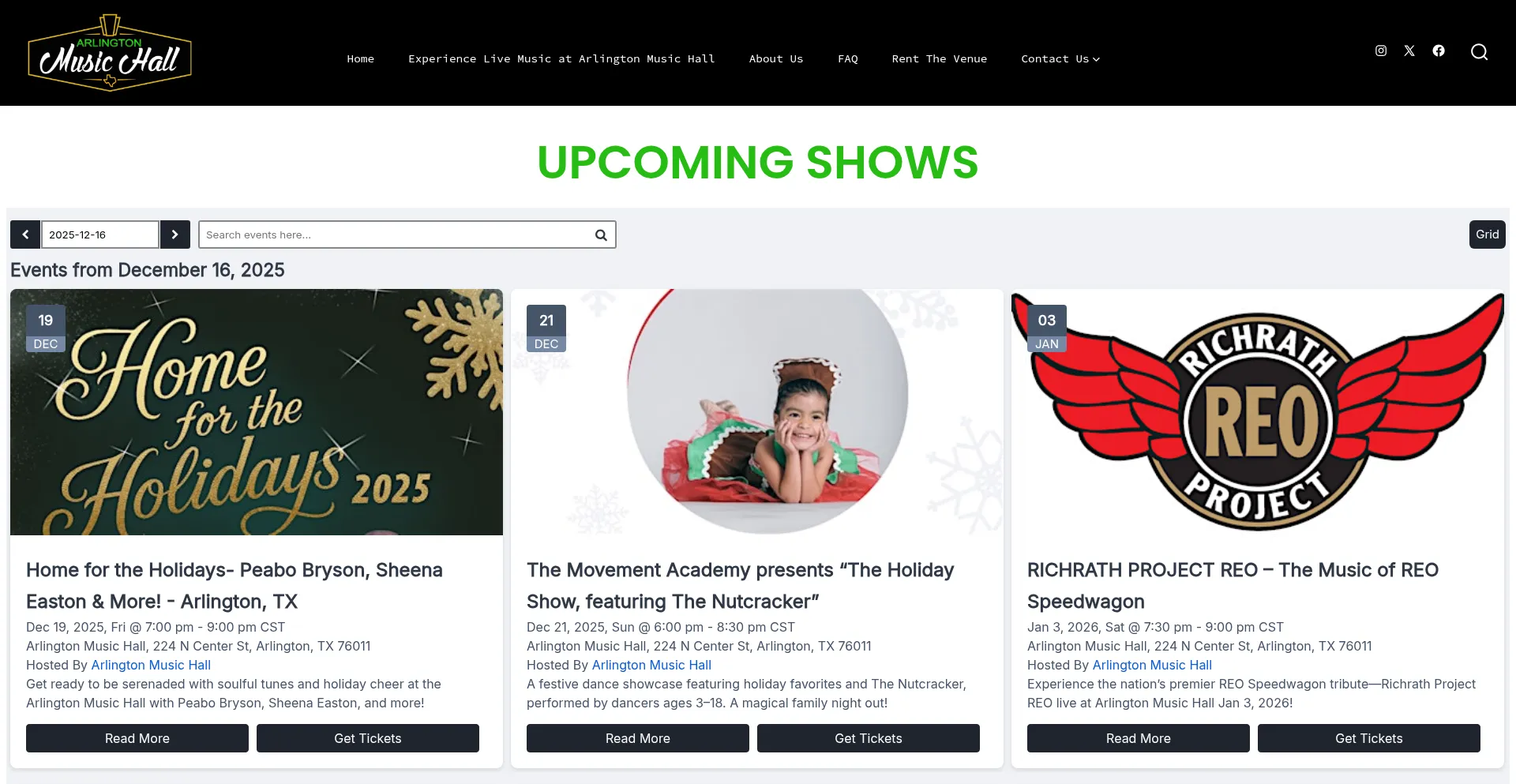 Arlingtonmusichall.org