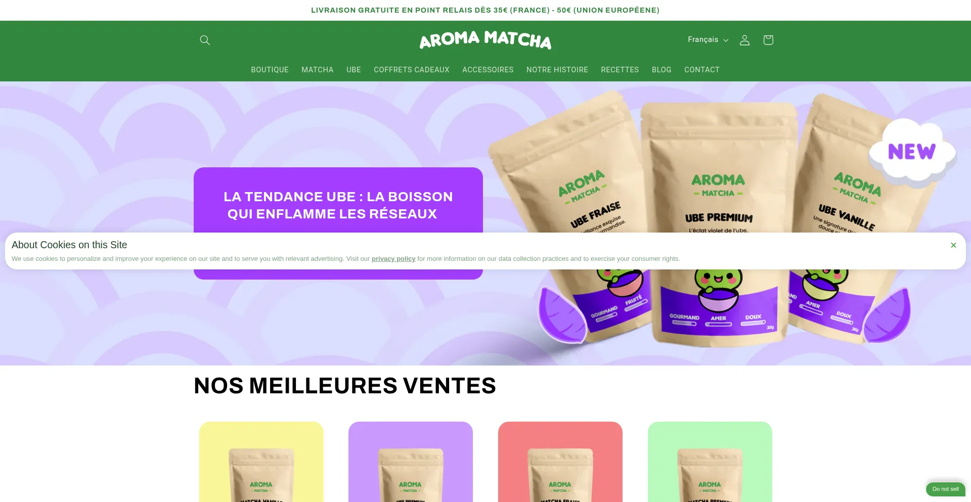¿És Seguro y Confiable Aromamatcha.fr?