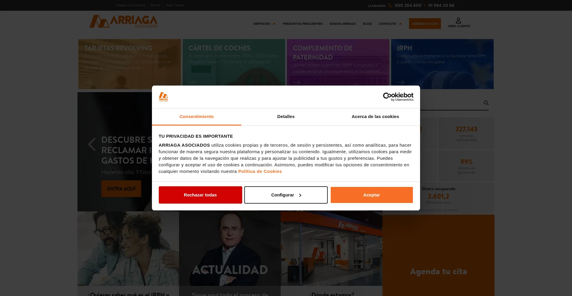 Arriagaasociados.com Screenshot
