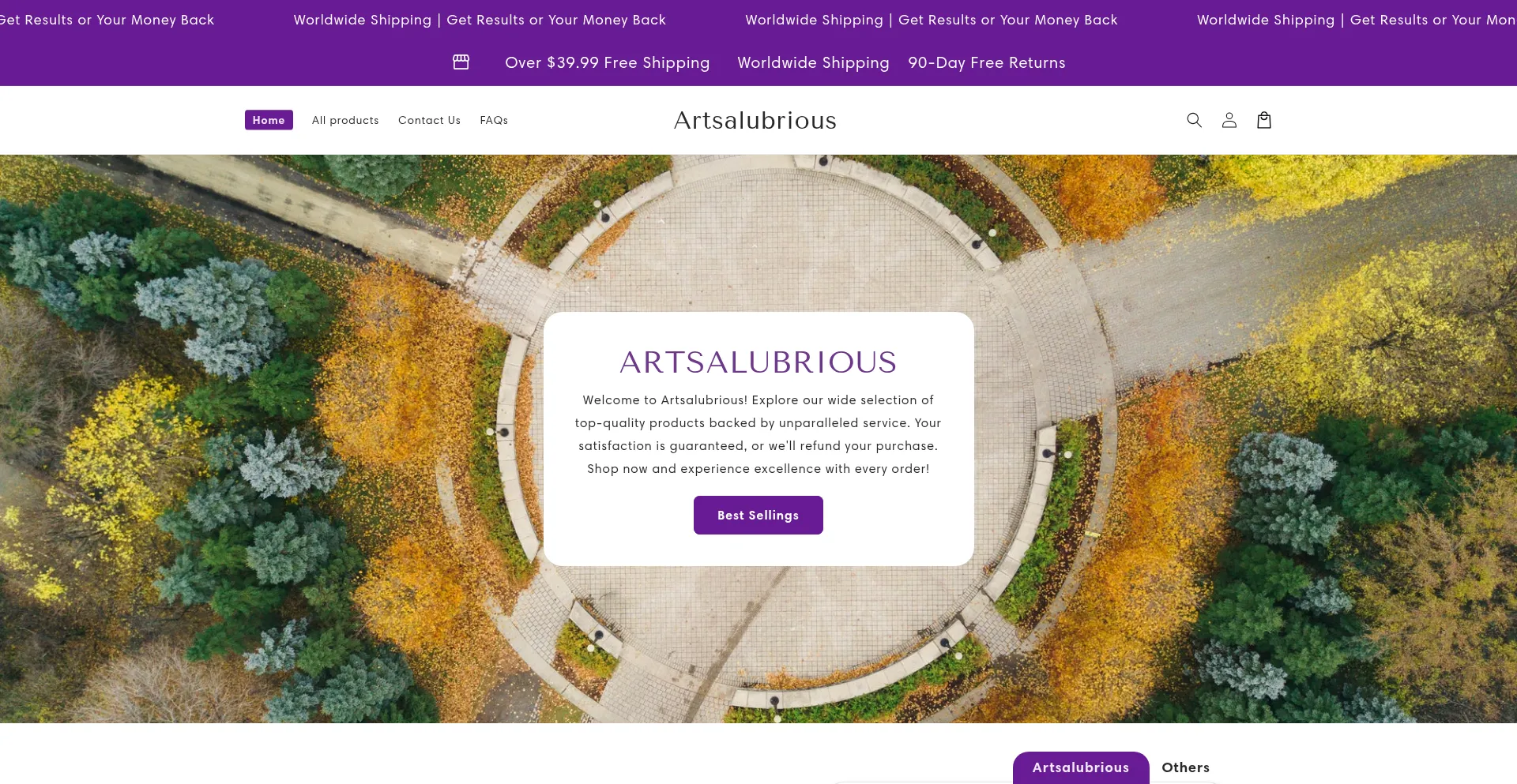 ¿És Seguro y Confiable Artsalubrious.com?