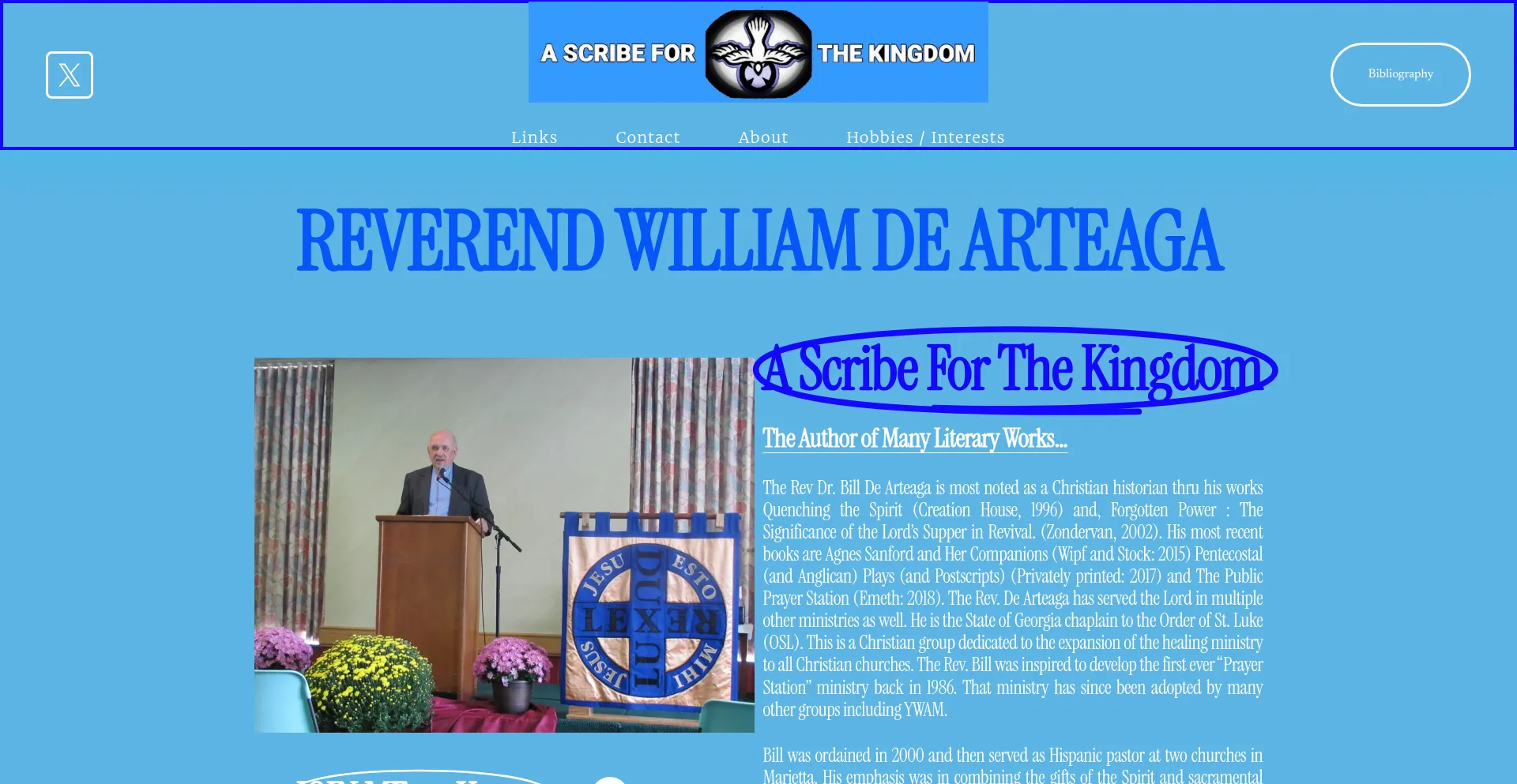 Website screenshot of Ascribeforthekingdom.com