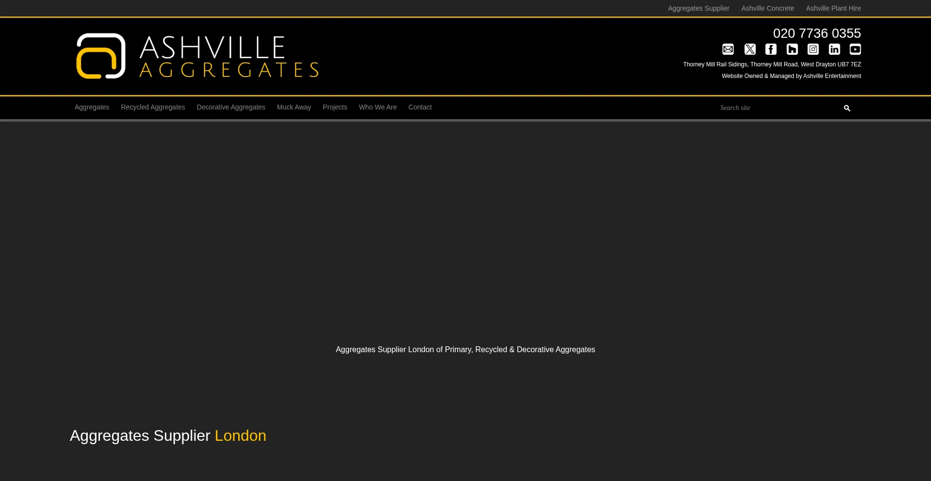 ¿És Seguro y Confiable Ashvilleaggregates.com?