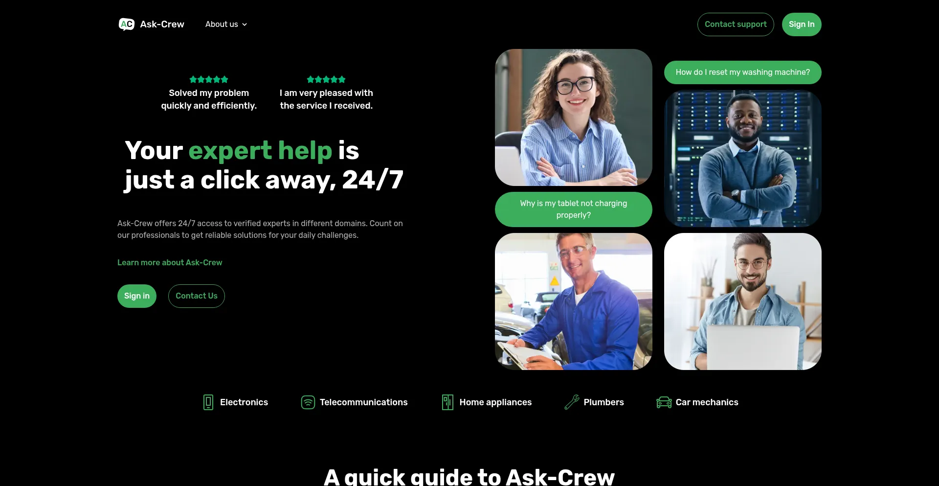 ¿És Seguro y Confiable Ask-crew.com?