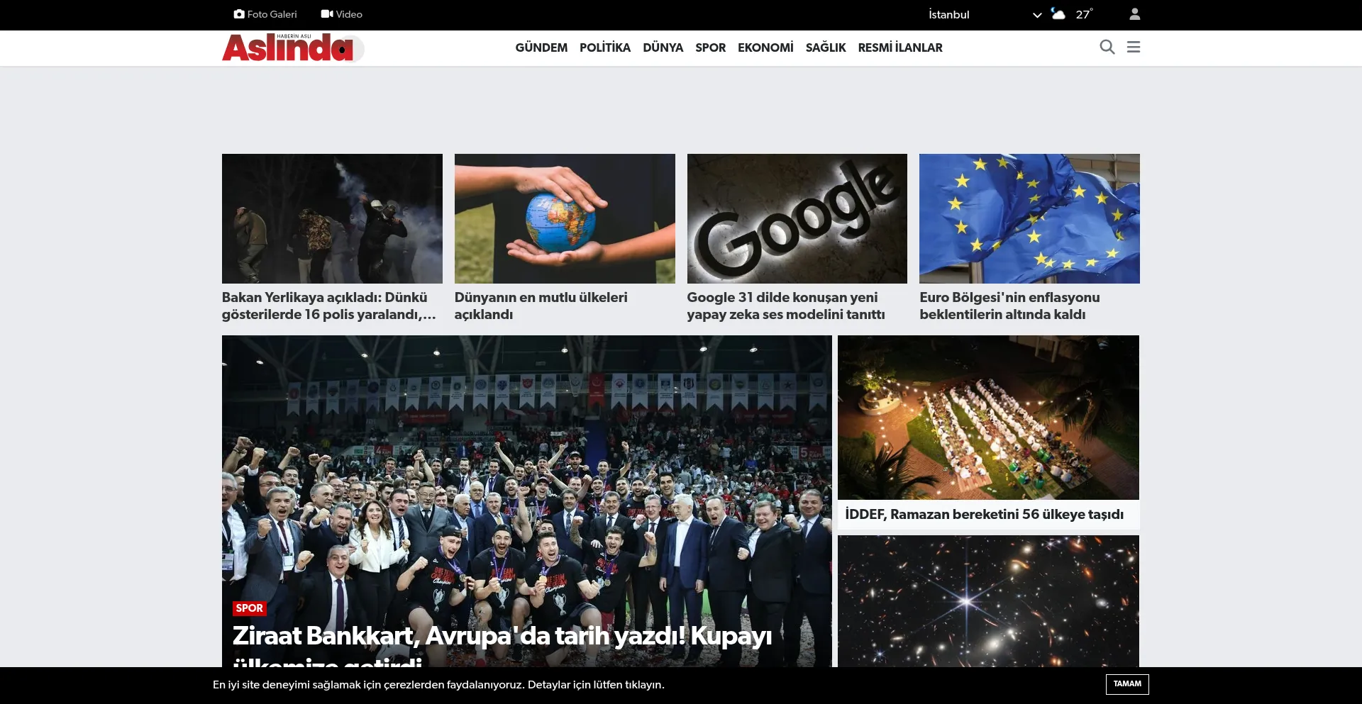 Website screenshot of Aslinda.com