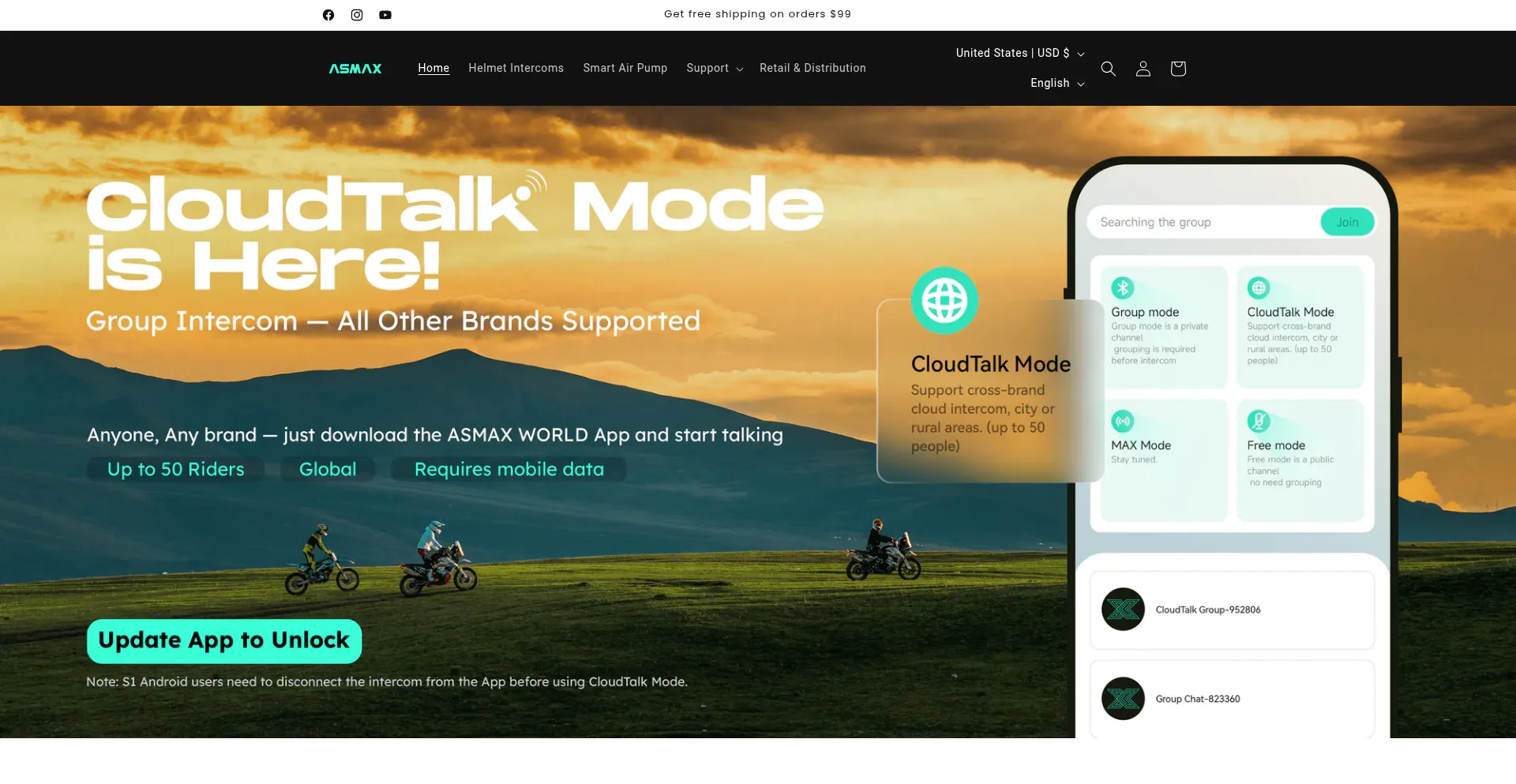 Website screenshot of Asmaxworld.com