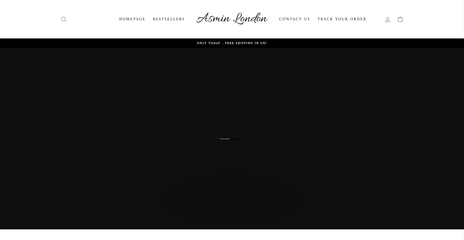 Website screenshot of Asminlondon.com