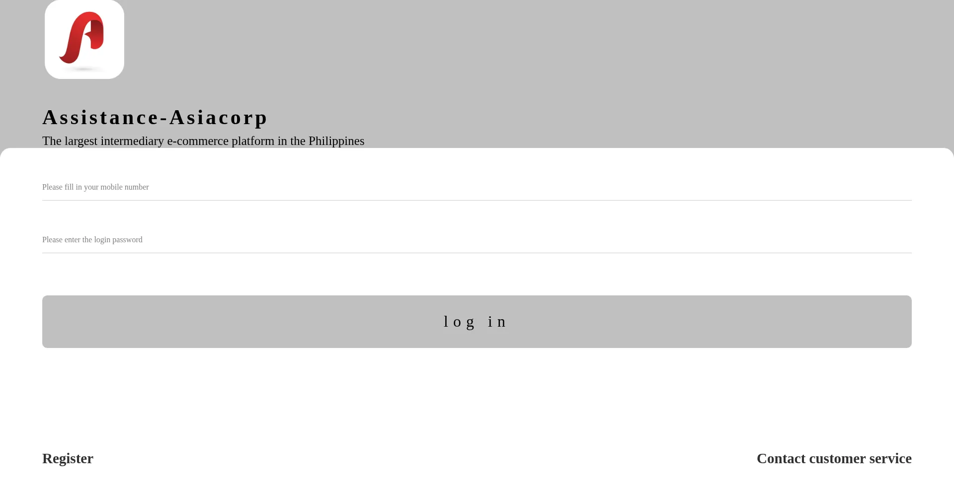 Website screenshot of Assistance-asiacorp.com