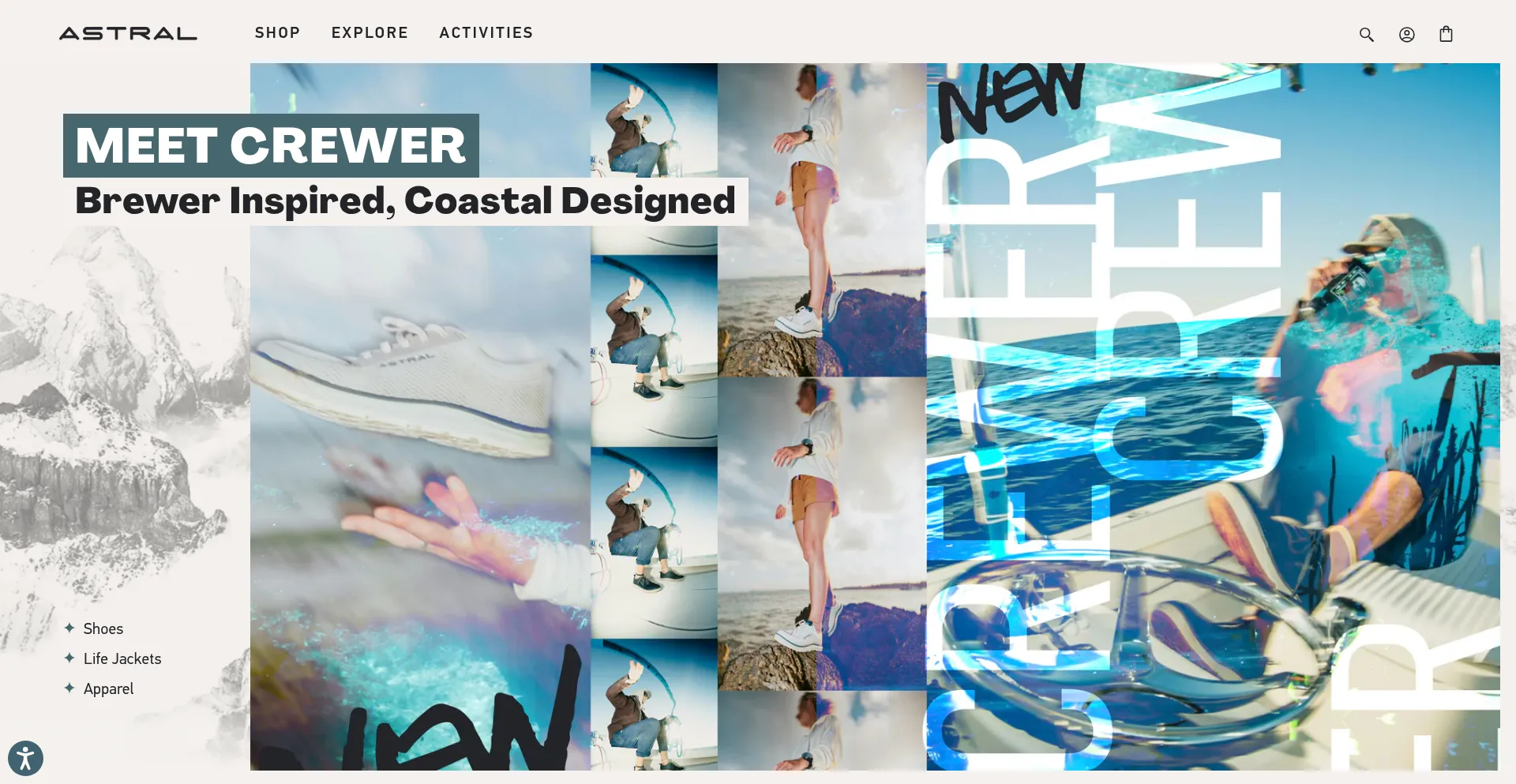 Website screenshot of Astraldesigns.com