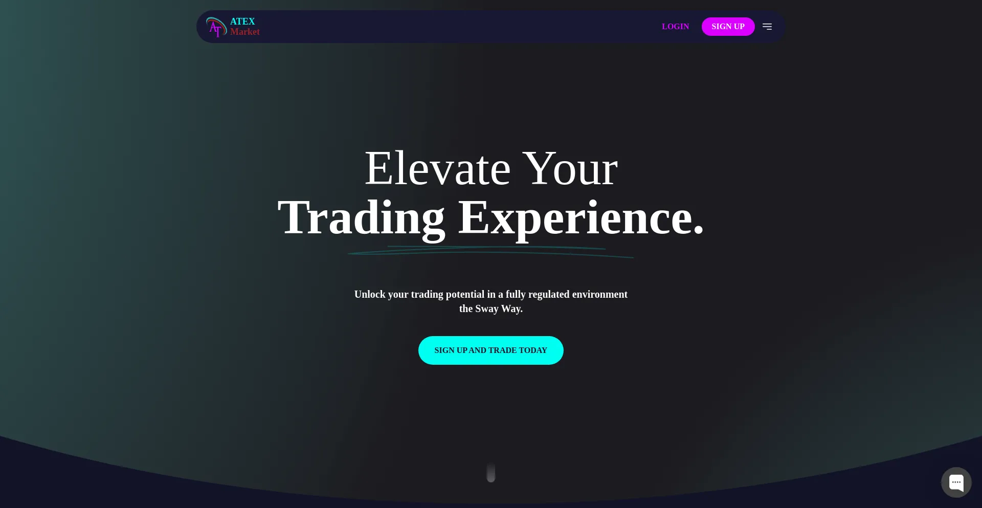 Website screenshot of Atexmarkets.com