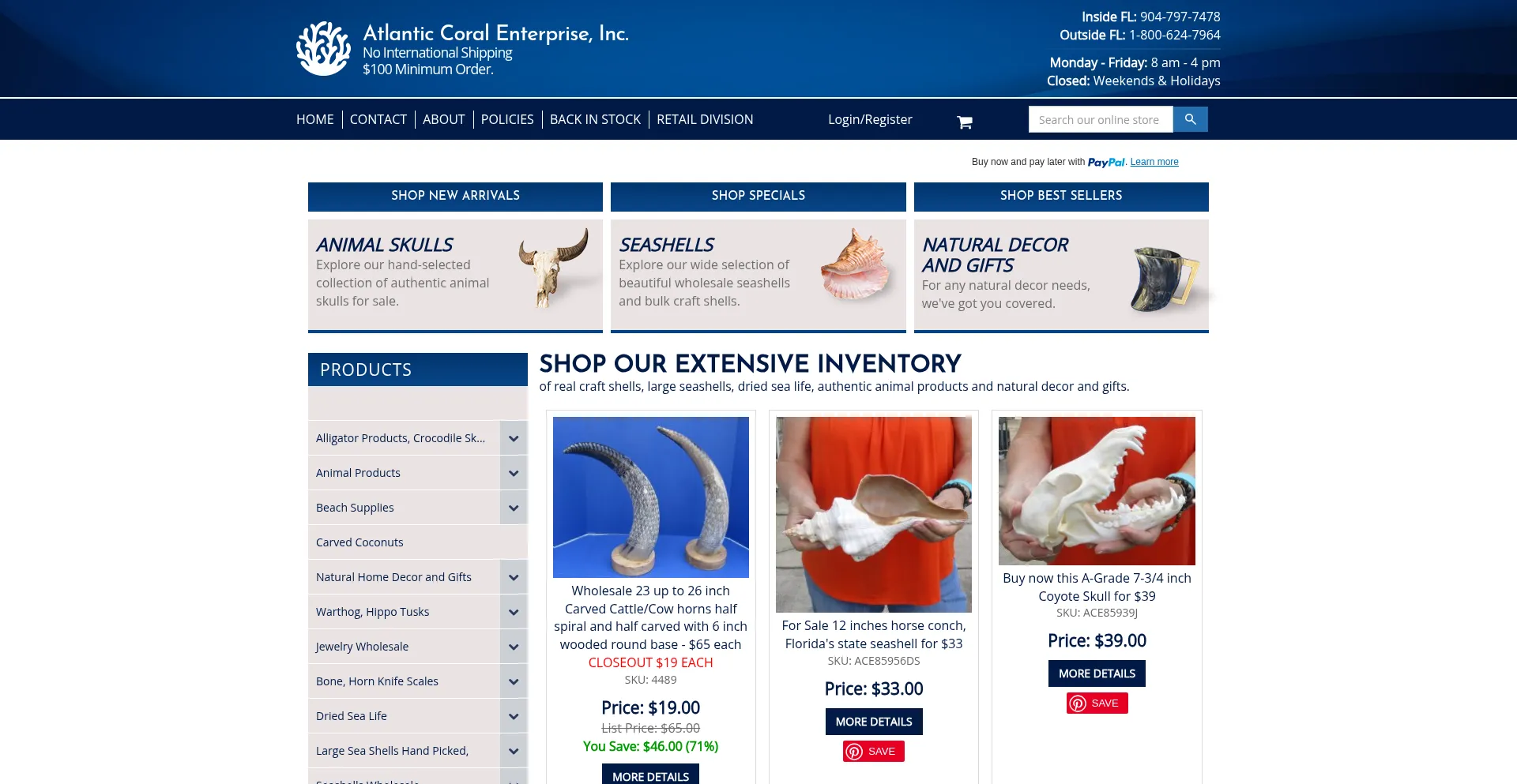 ¿És Seguro y Confiable Atlanticcoralenterprise.com?