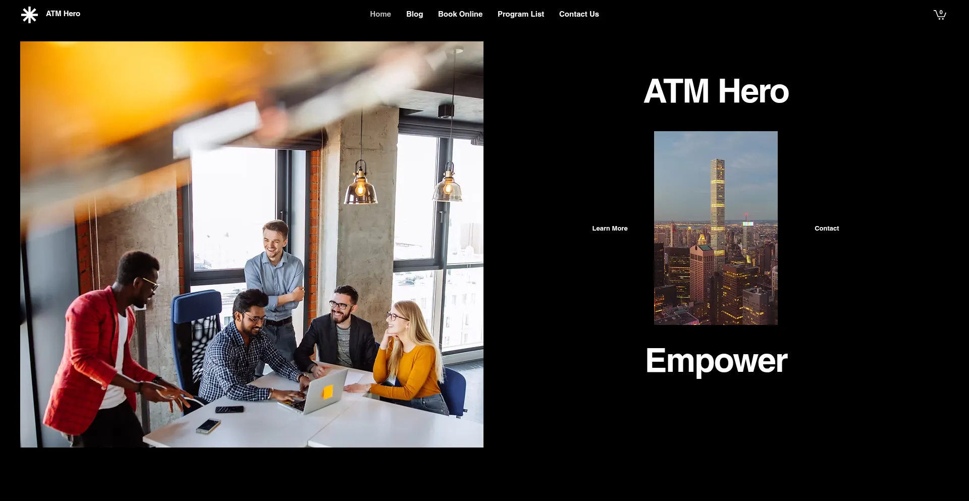 Atmhero.com Screenshot