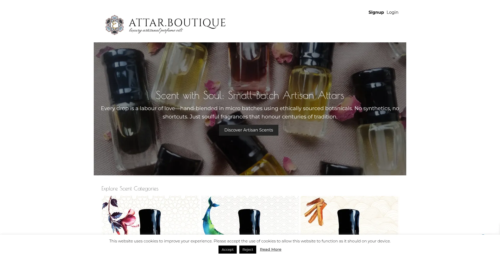 Attar.boutique Screenshot