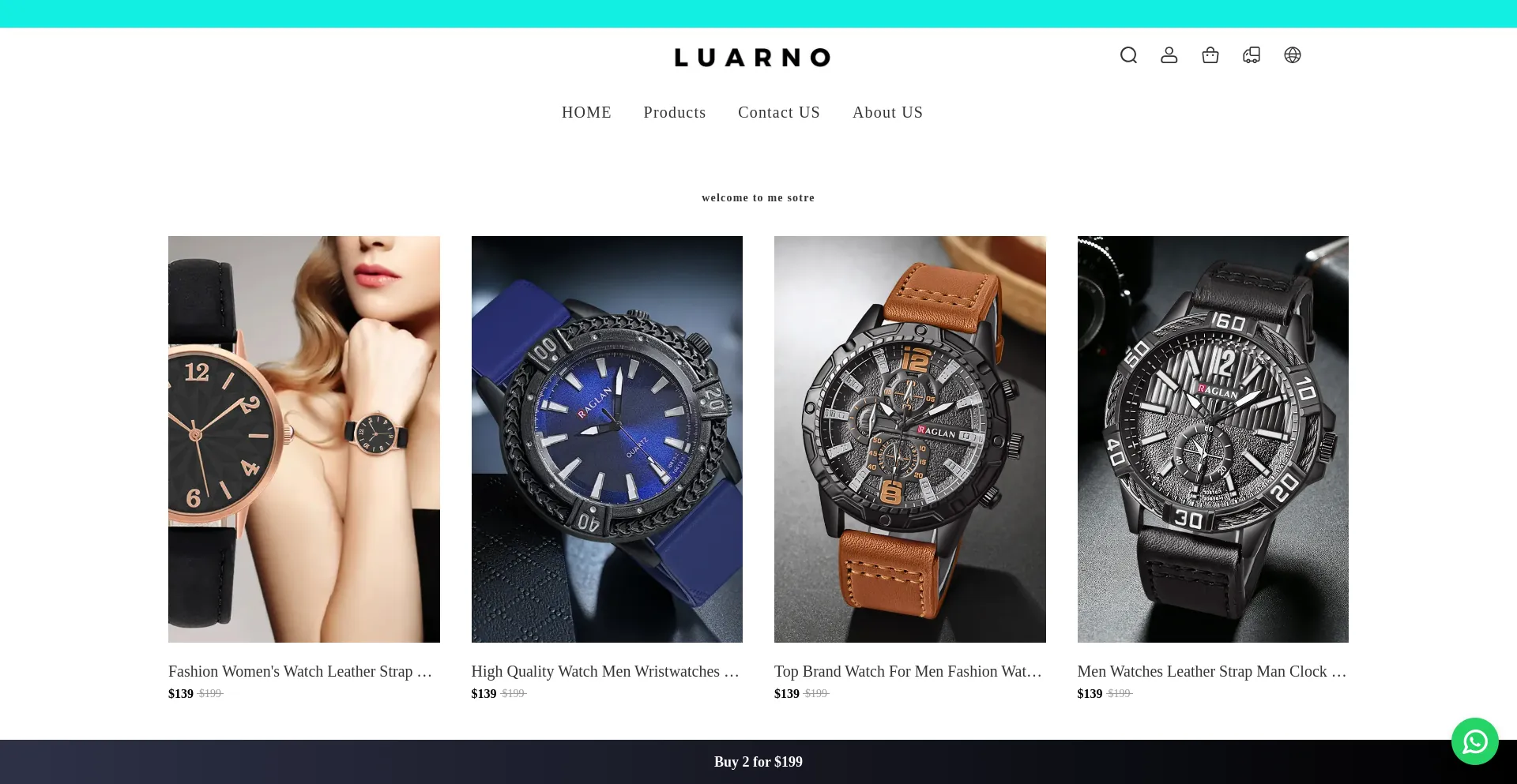 Website screenshot of Auarno.com