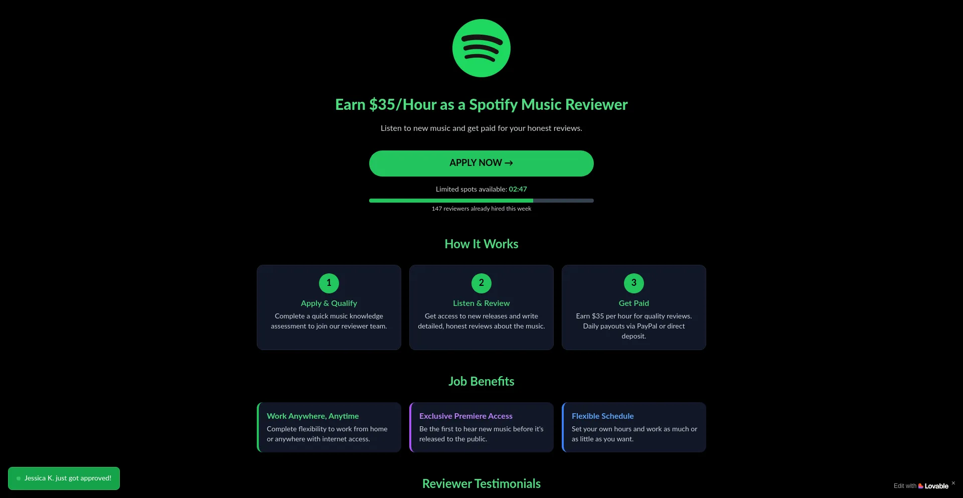 Website screenshot of Audiofy.site