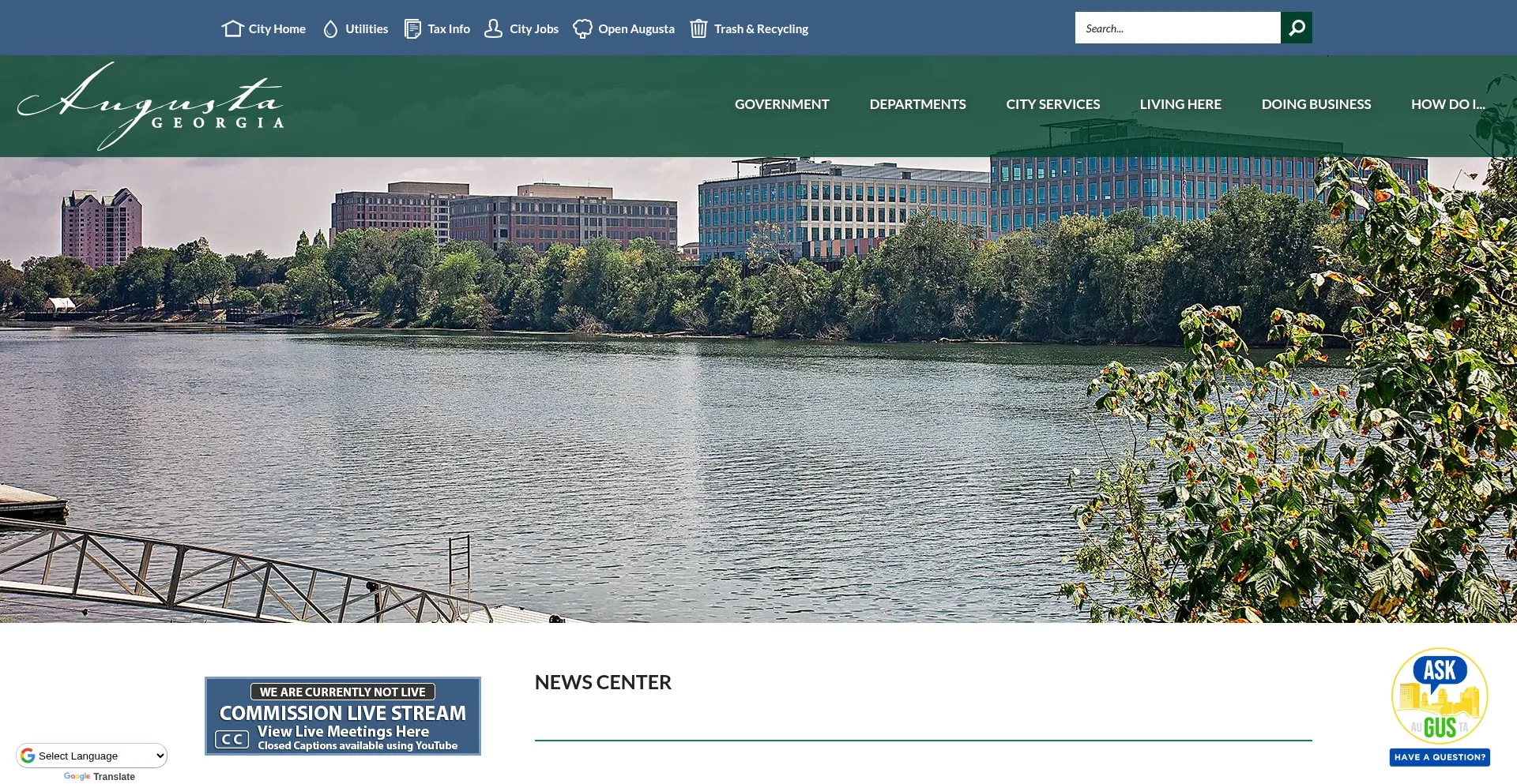 Augustaga.gov Screenshot