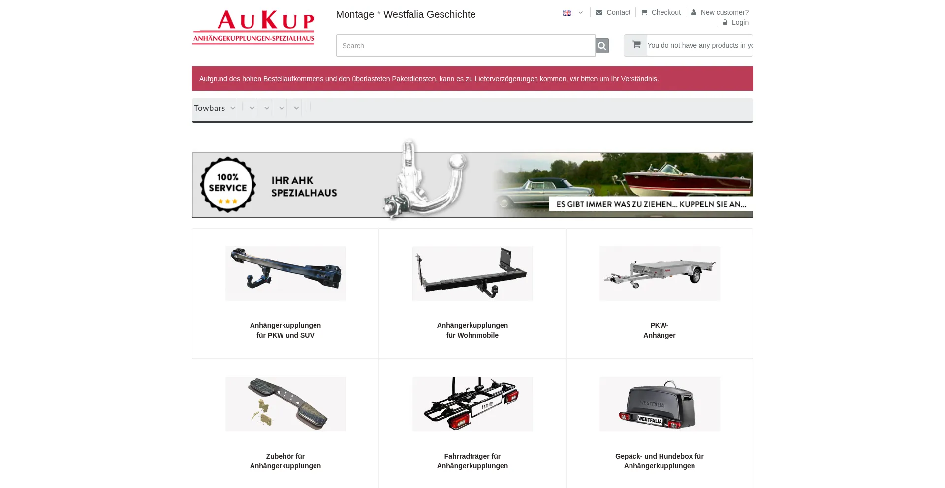 Website screenshot of Aukup.de