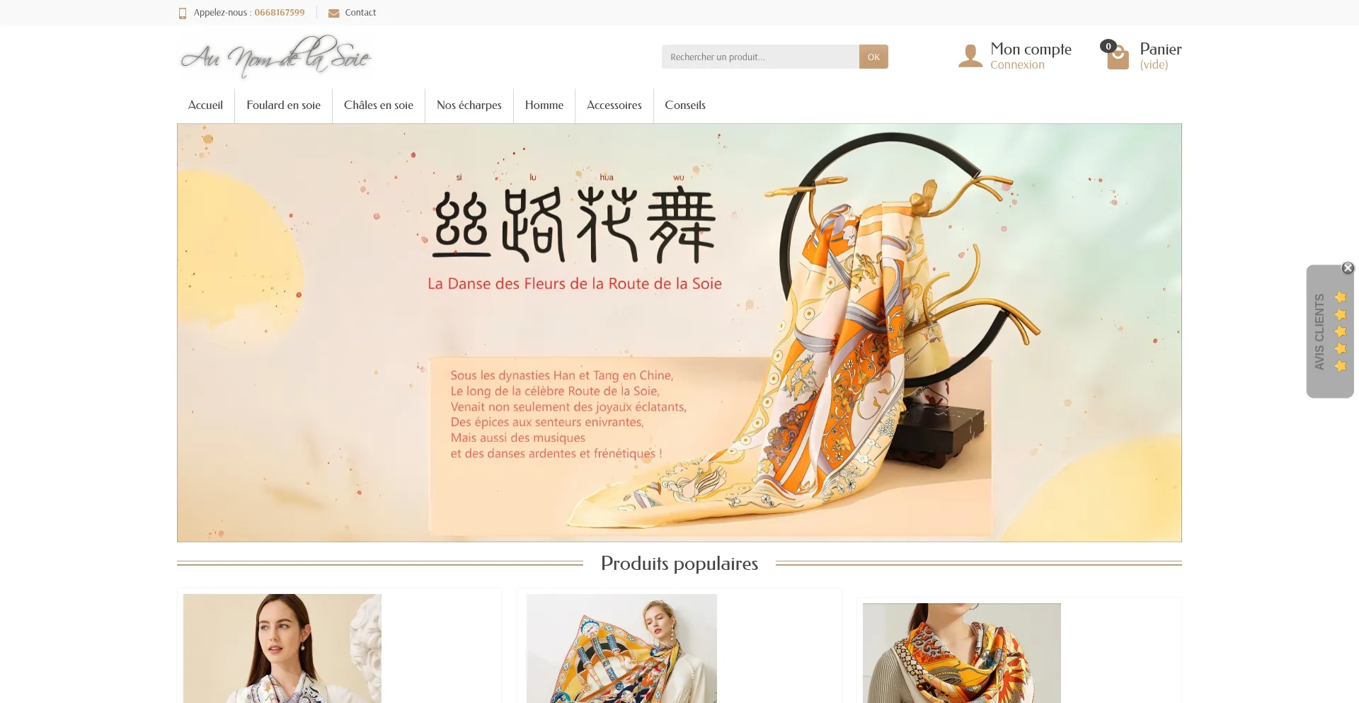 Website screenshot of Aunomdelasoie.com