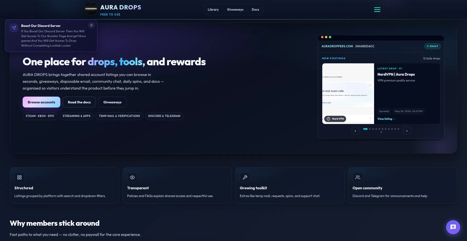 Auradroppers.com