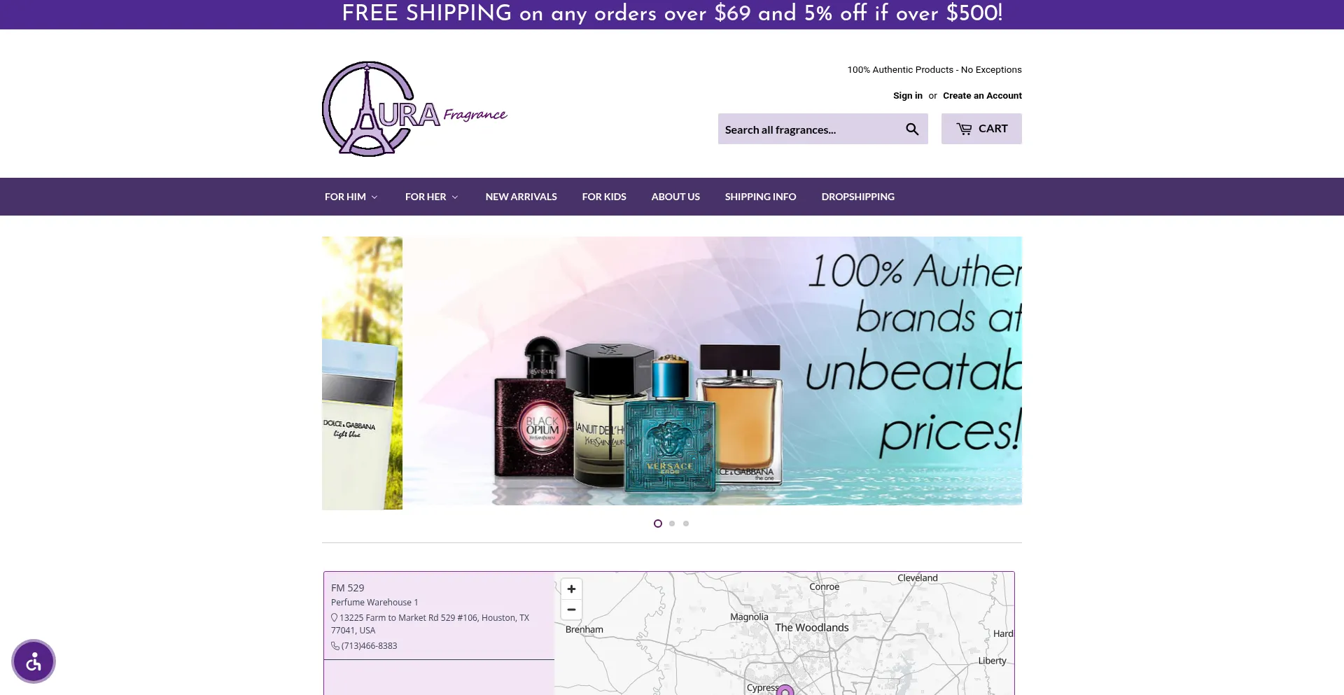 ¿És Seguro y Confiable Aurafragrance.com?