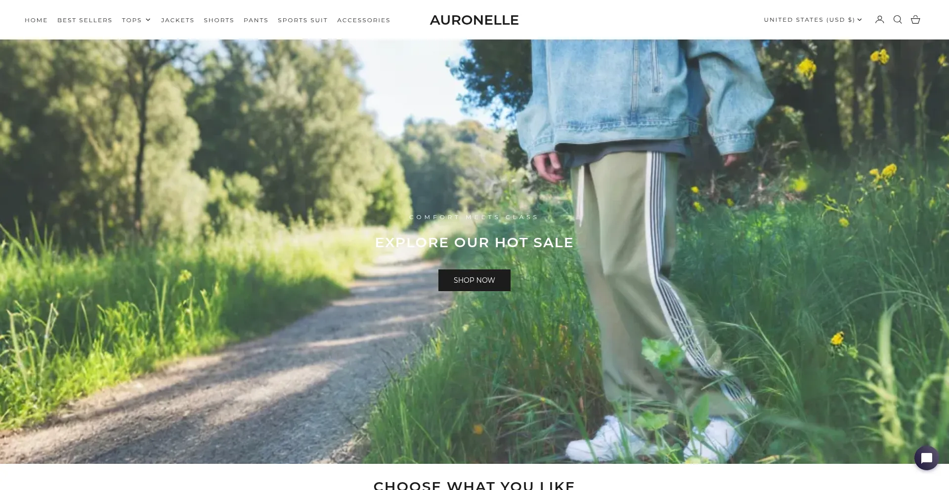 Auronelle.com Screenshot
