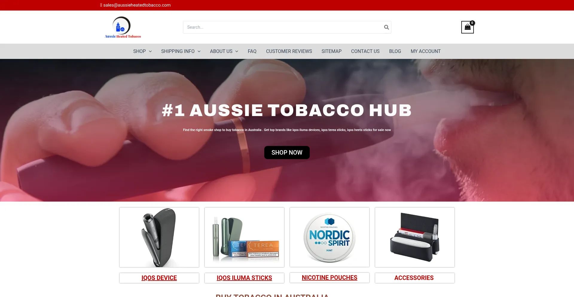 ¿És Seguro y Confiable Aussieheatedtobacco.com?
