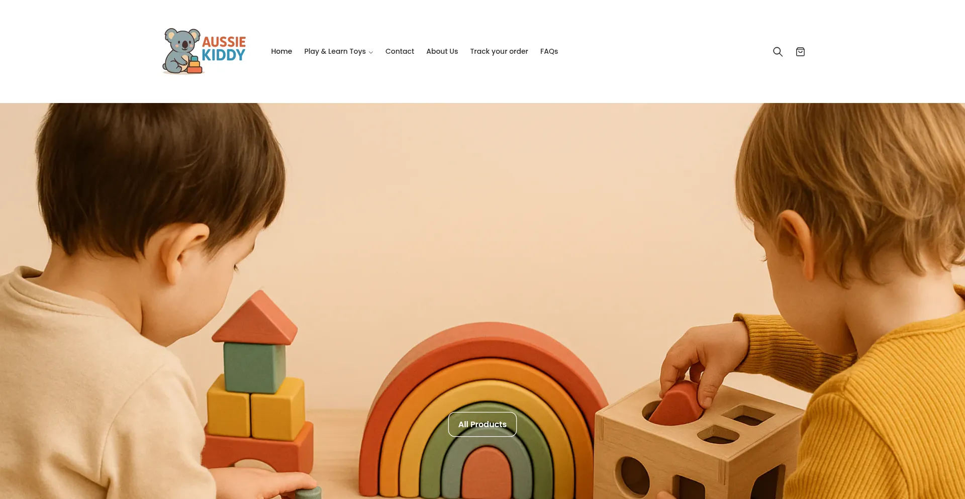 Aussiekiddy.com Screenshot