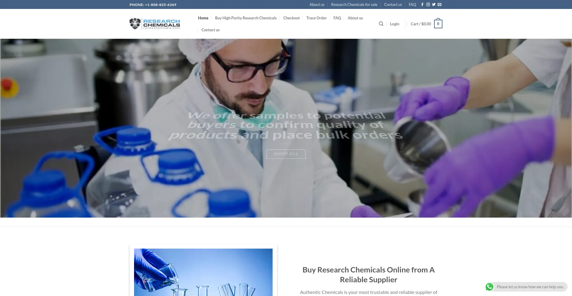 ¿És Seguro y Confiable Authenticchemicals.com?
