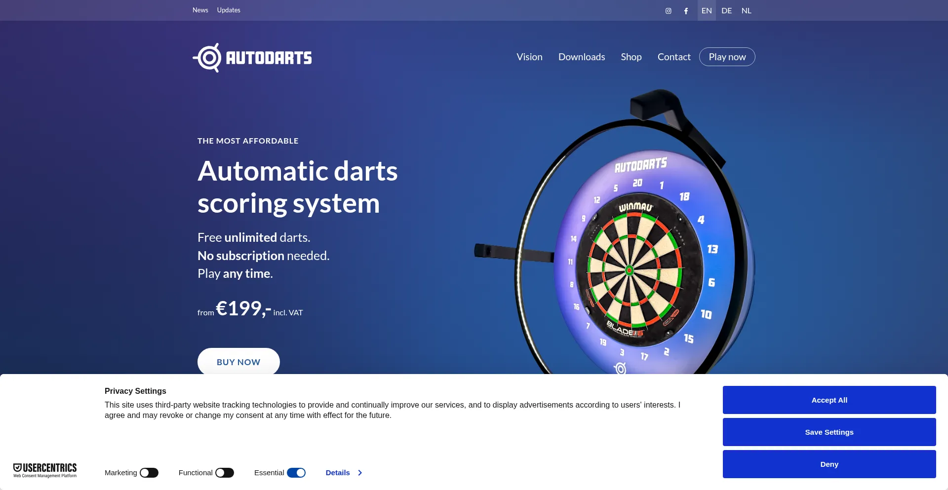 Autodarts.io Screenshot