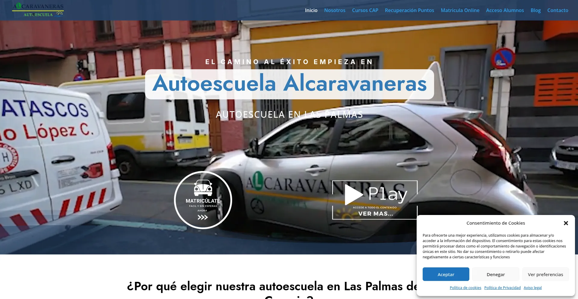 Autoescuelaalcaravaneras.com