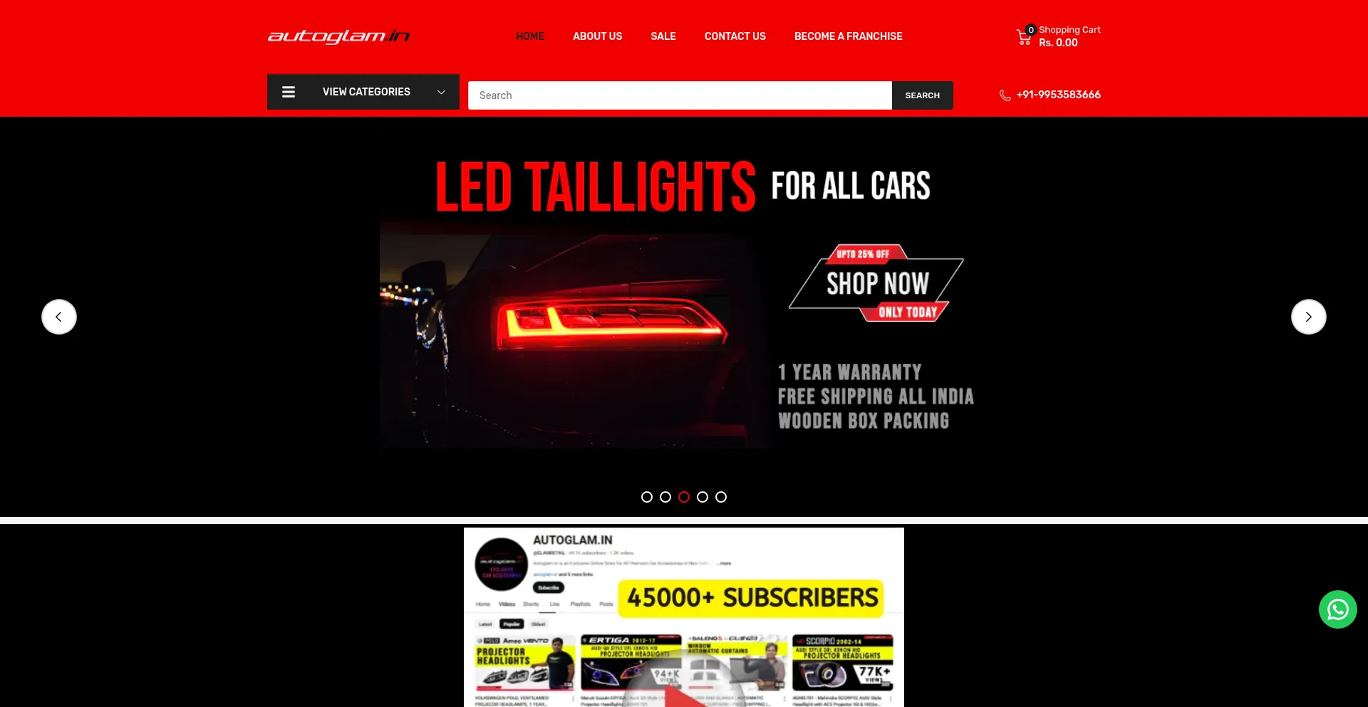 Autoglam.in Screenshot