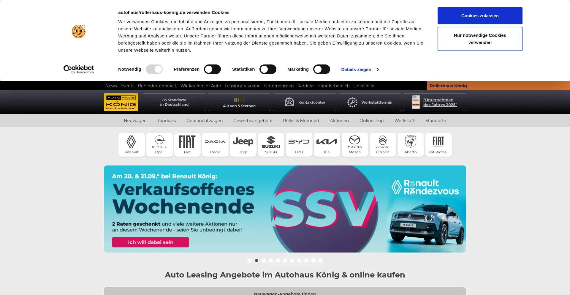 ¿És Seguro y Confiable Autohaus-koenig.de?