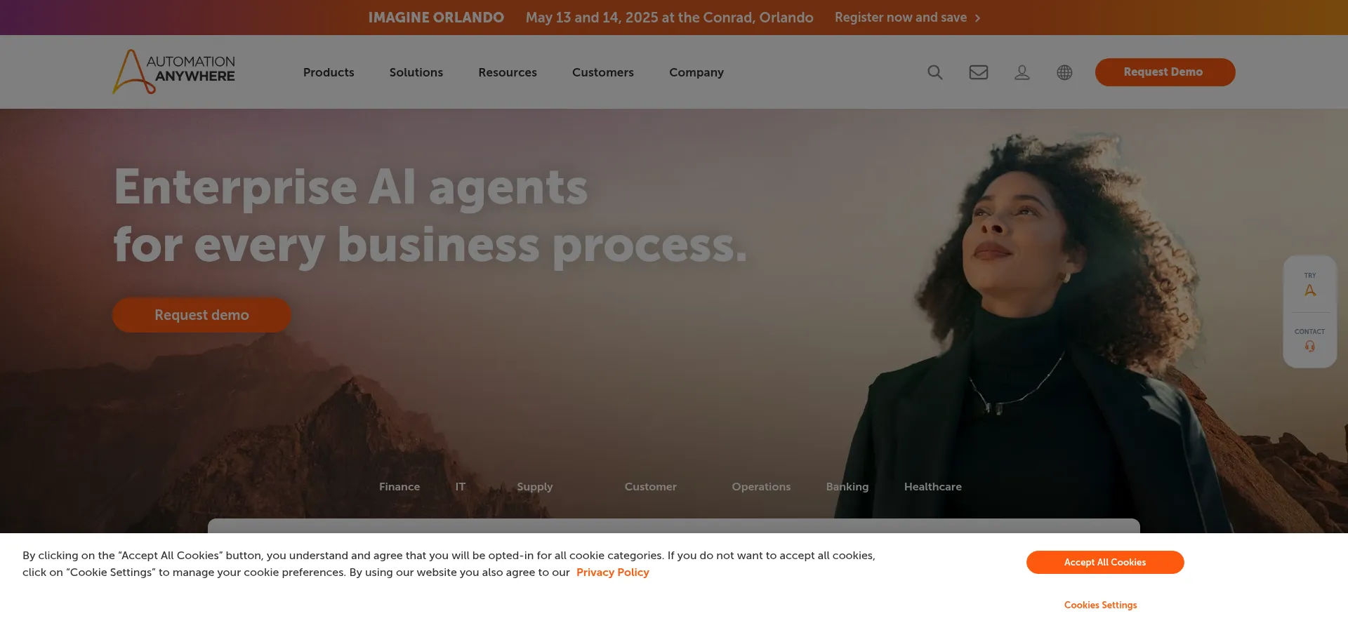 Automationanywhere.com Screenshot
