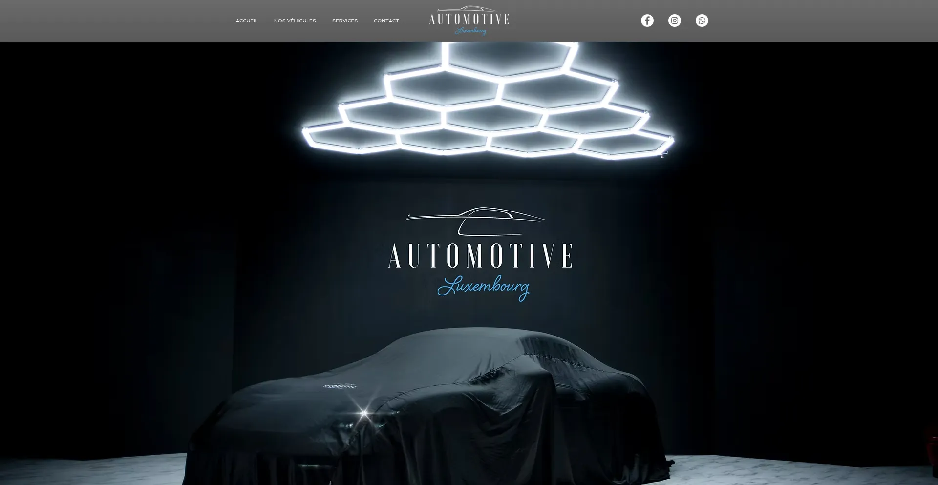 Website screenshot of Automotive.lu