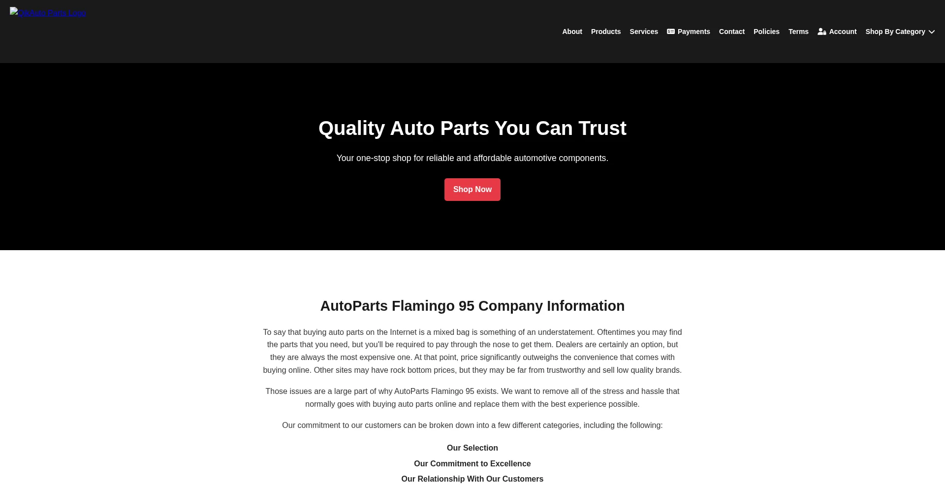 Autopartsflamingo95.com