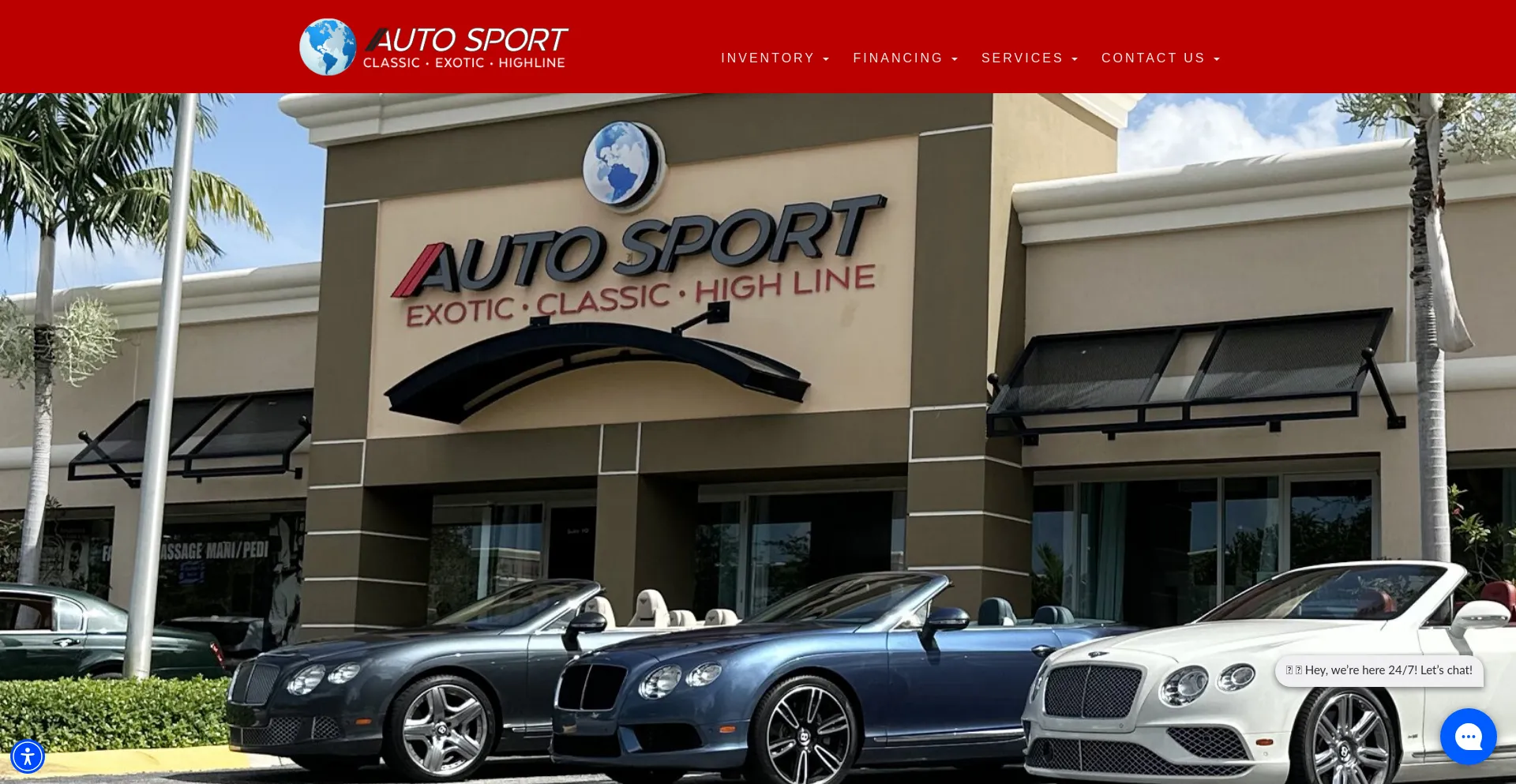 Website screenshot of Autosportgroup.com