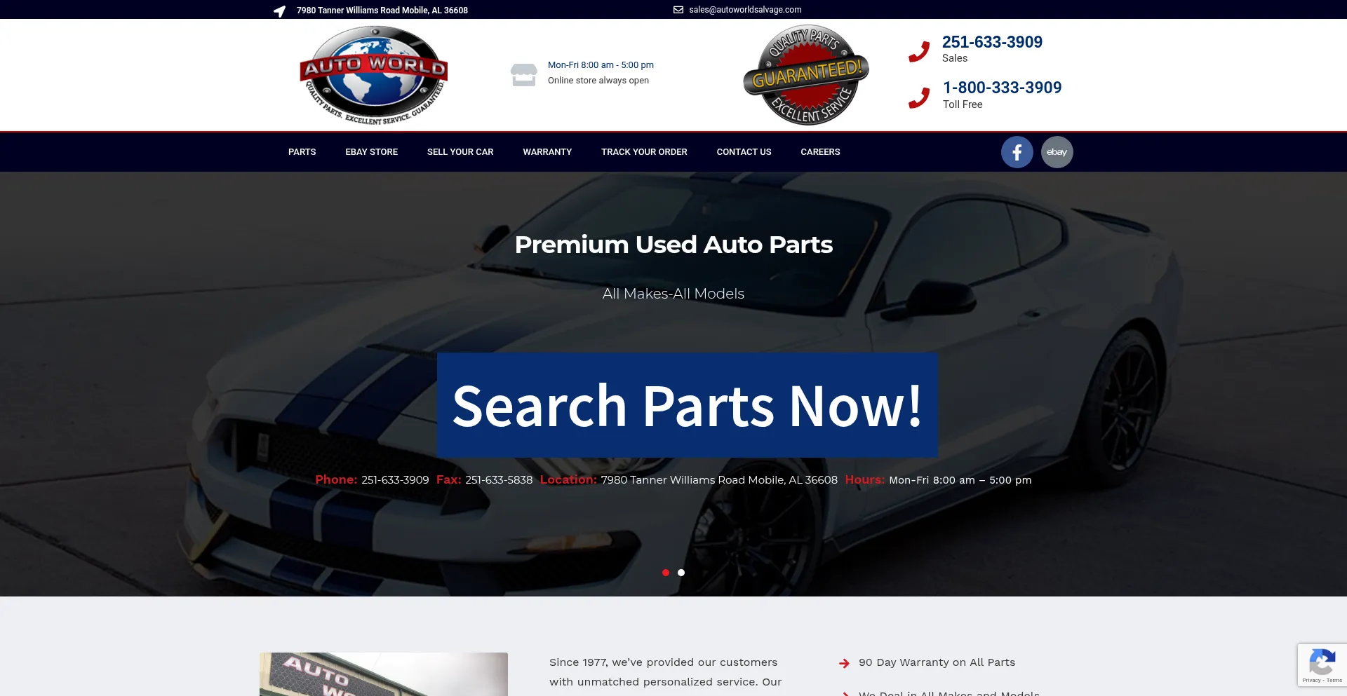 Autoworldsalvage.com