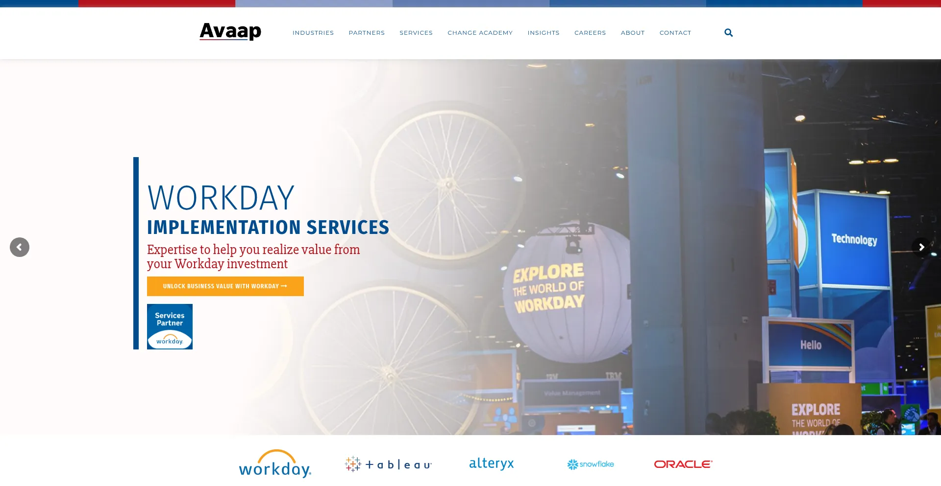Website screenshot of Avaap.com