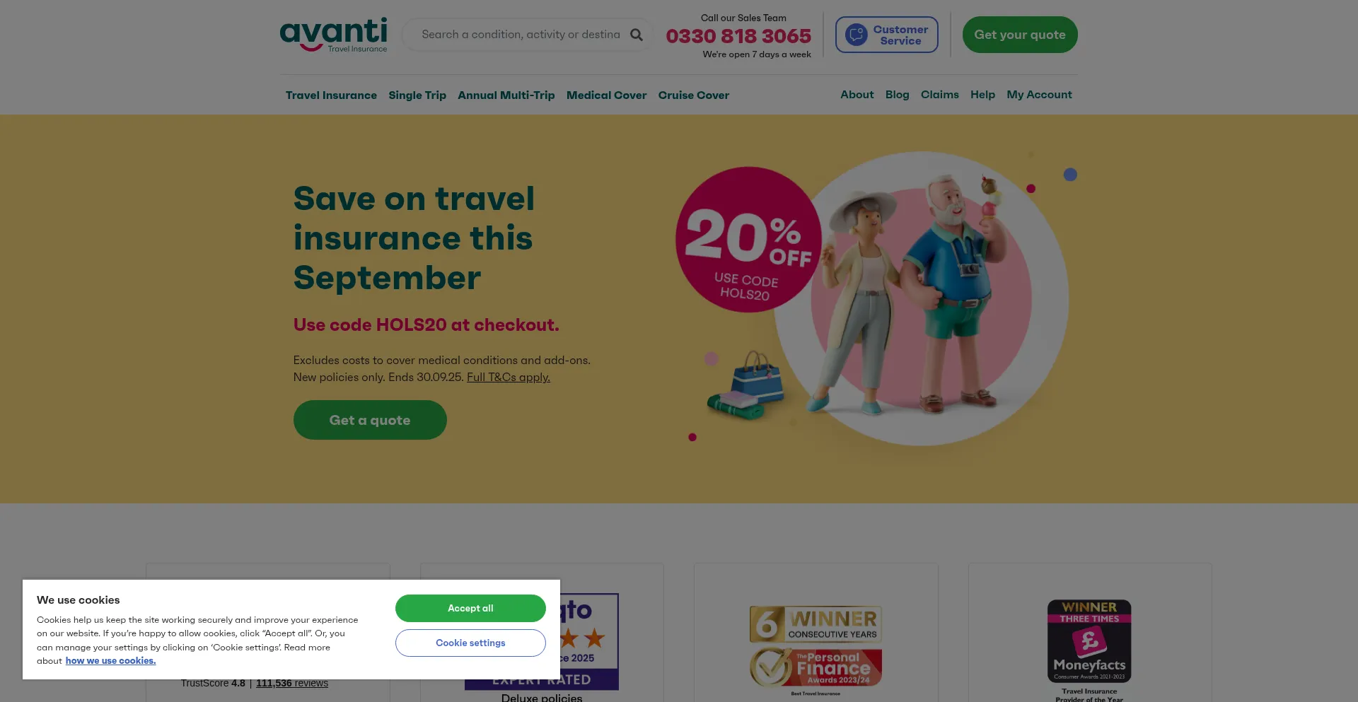 ¿És Seguro y Confiable Avantitravelinsurance.co.uk?