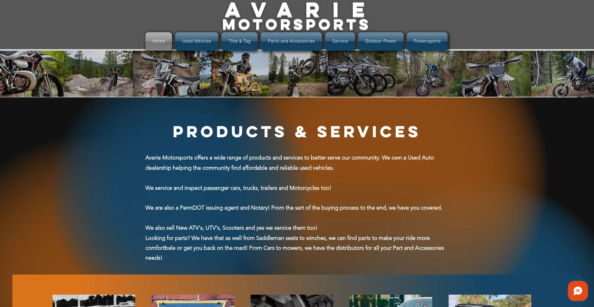 Avarie-motorsports.com Screenshot