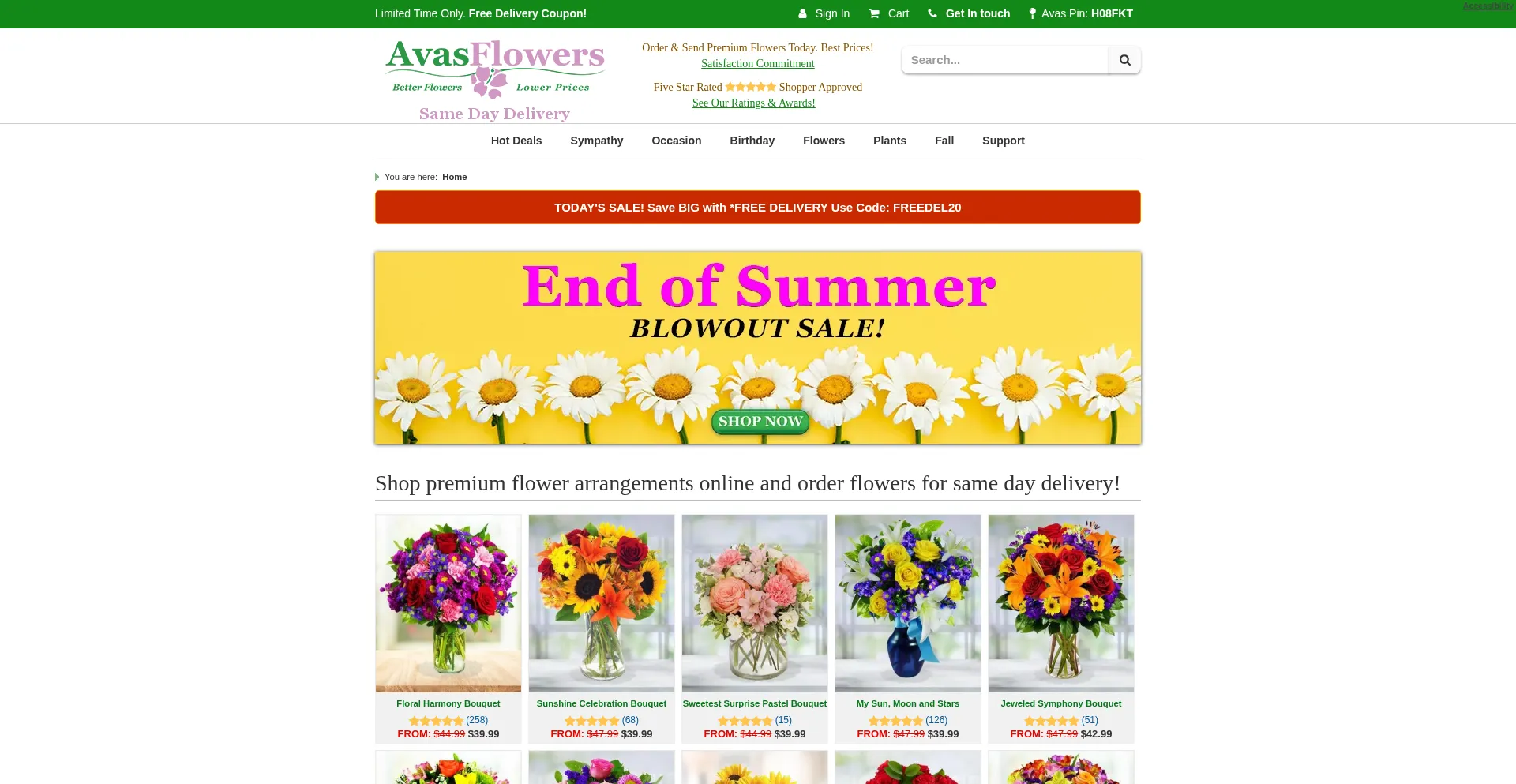 ¿És Seguro y Confiable Avasflowers.net?