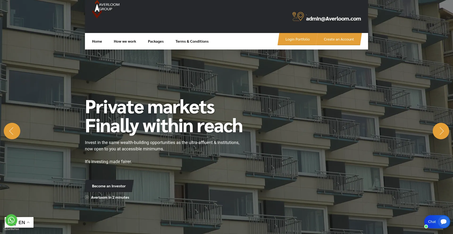 Website screenshot of Averloom.com.tr