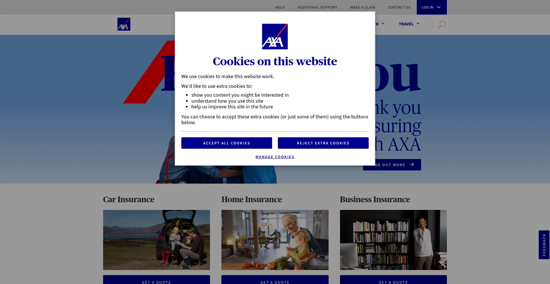 ¿És Seguro y Confiable Axa.co.uk?