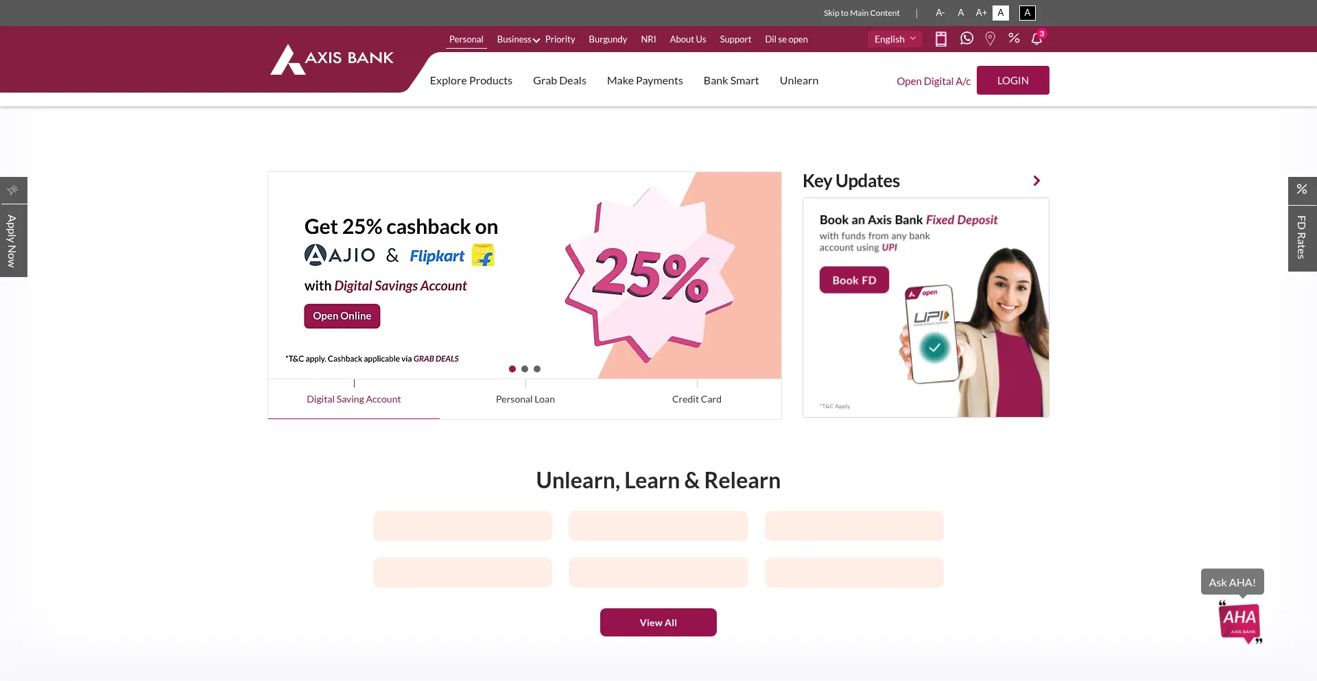 ¿És Seguro y Confiable Axisbank.com?